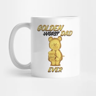 Golden Dad Ever Mug